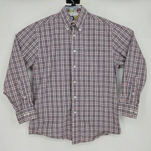 Pendleton Shirt Mens Medium Boulevard Plaid Button Down Casual Long‎ Sleeve